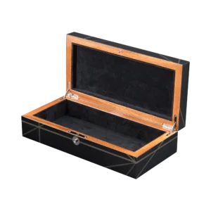 Columbus jewelry box, inlaid globe marquetry - medium, jewelry storage