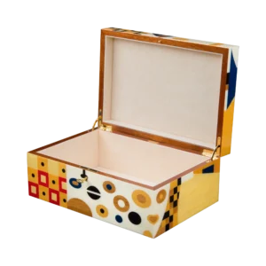 Klimt jewelry box, marquetry inspired by Gustav Klimt - large, jewelry storage
