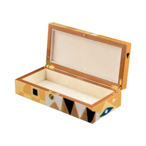 Klimt jewelry box, marquetry inspired by Gustav Klimt - medium, jewelry storage