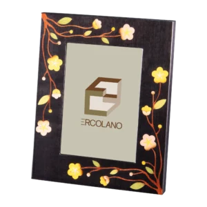 Sakura photo frame, cherry blossom marquetry, handcrafted in Sorrento - front